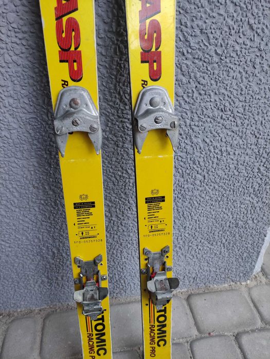 Narty dziecięce Atomic ASP Racing Pro 100 wiązania + kijki Przeworsk