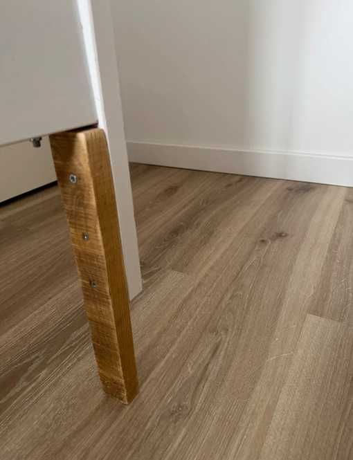 Łóżeczko dziecięce biały Ikea Sundvik 60x120 materac