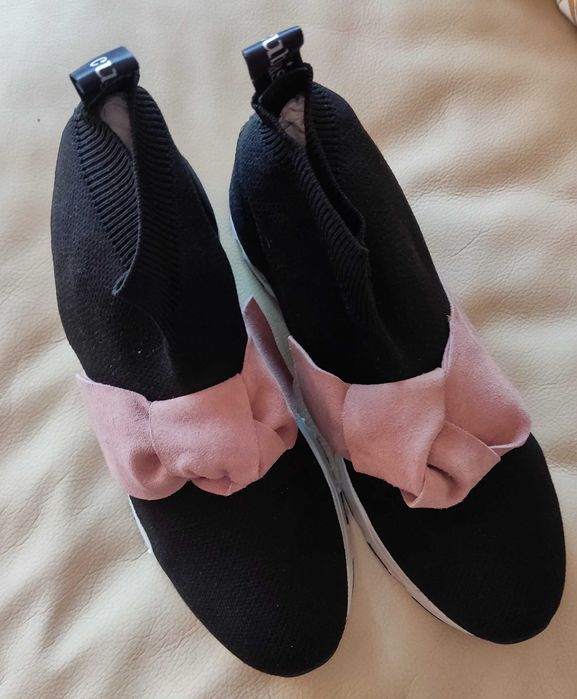 Sapatilhas Cubanas Preto e Rosa