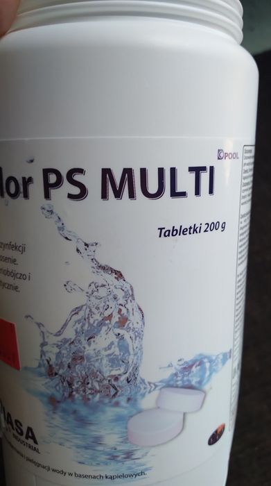Chlor do basenu 4 duze tabletki