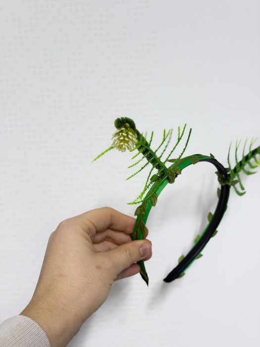 Обруч зелений жучок метелик для хлопчика чи дівчинки