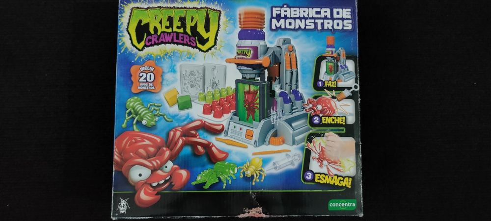 Fábrica de monstros CREEPY CRAWLERS brinquedo para criança