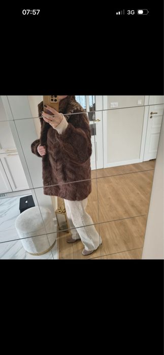 Piękne futerko. brązowe