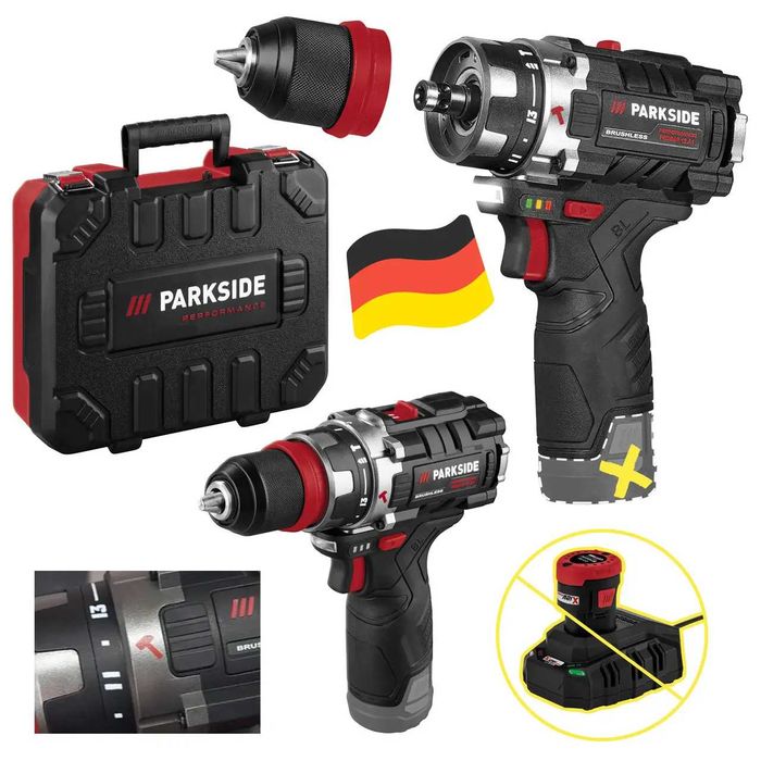 Акумуляторний ударний шурупокрут Parkside Performance PSBSAP 12 A1