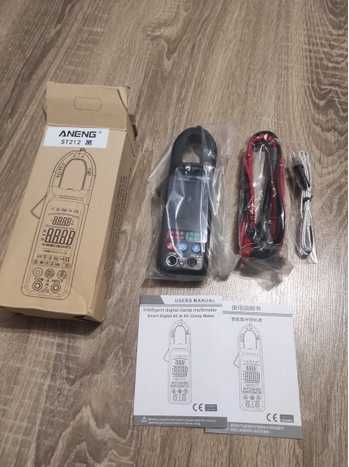 ANENG ST212, ST213 токовые клещи, мультиметр, AC/DC, амперметр