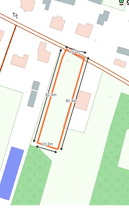 Działka budowlana 19 arów Bęczków koło Kielc