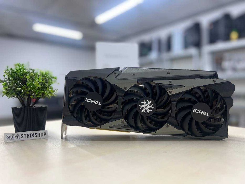 Гарантія 3 місяці! INNO3D GEFORCE RTX 3060 TI ICHILL X3 RED LHR Б/В U1