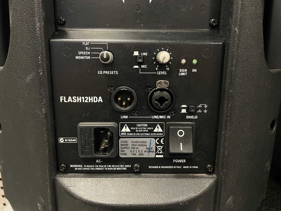 Głośniki, satelity aktywne Proel Flash 12HDA 600W RMS, Celestion