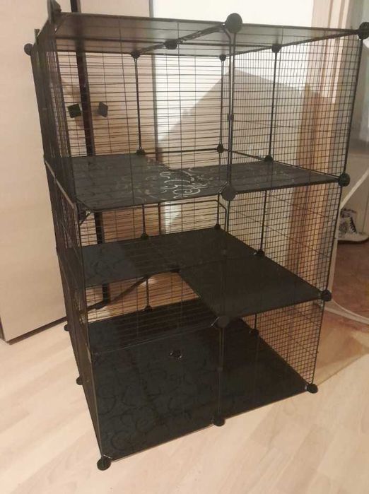 KLATKA XXL 3-poziomowa wybieg dla kota gryzoni królika KOJEC zagroda