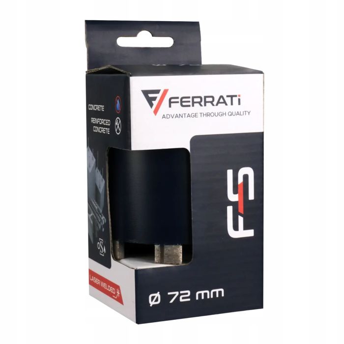 Ferrati F-S 72Mm M16 Wiertło Koronowe Do Betonu I Materiałów