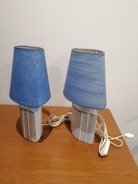 Conjunto de dois candeeiros  de mesa