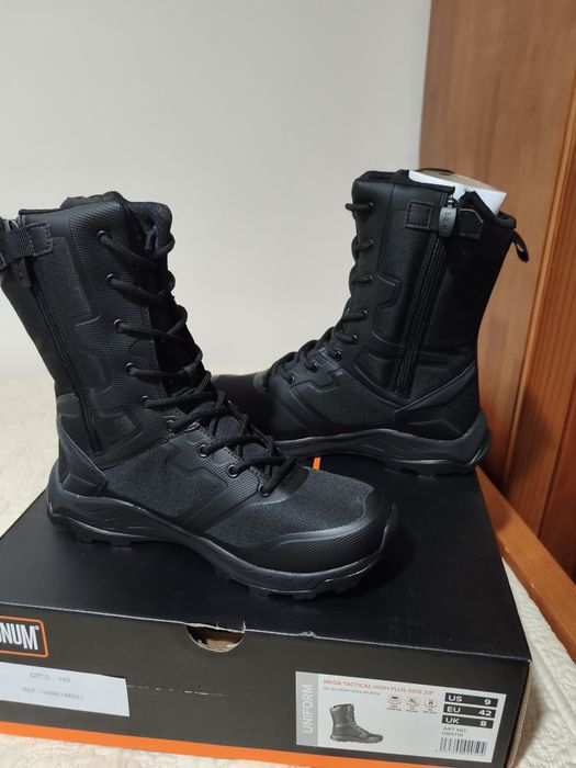 Botas Magnum Mega Tactical High Plus Side Zip