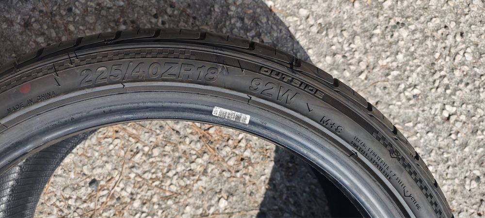 Pneus novos para jante 18