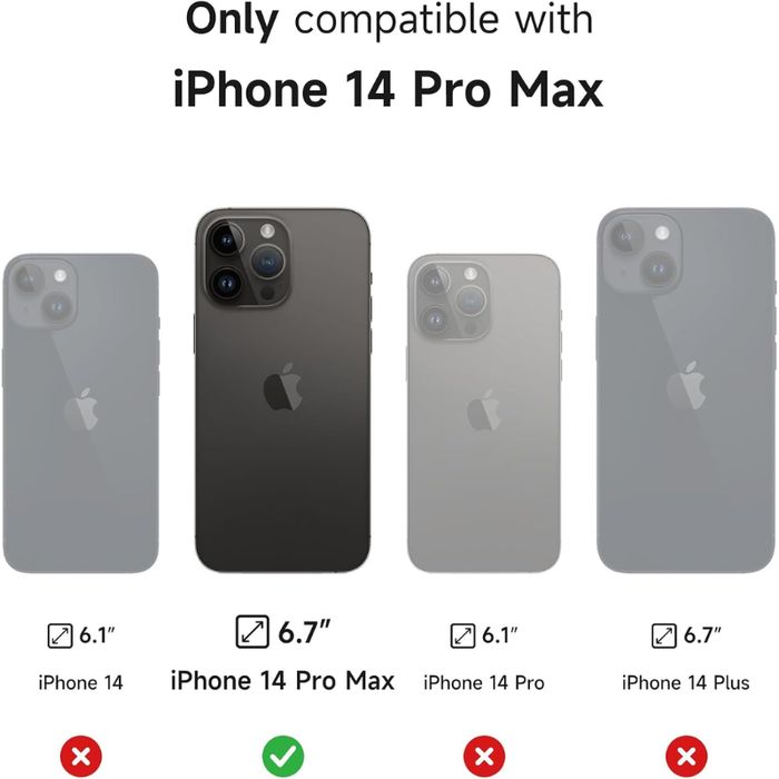 SURITCH etui iPhone 14 Pro Max MagSafe osłona aparatu podstawka