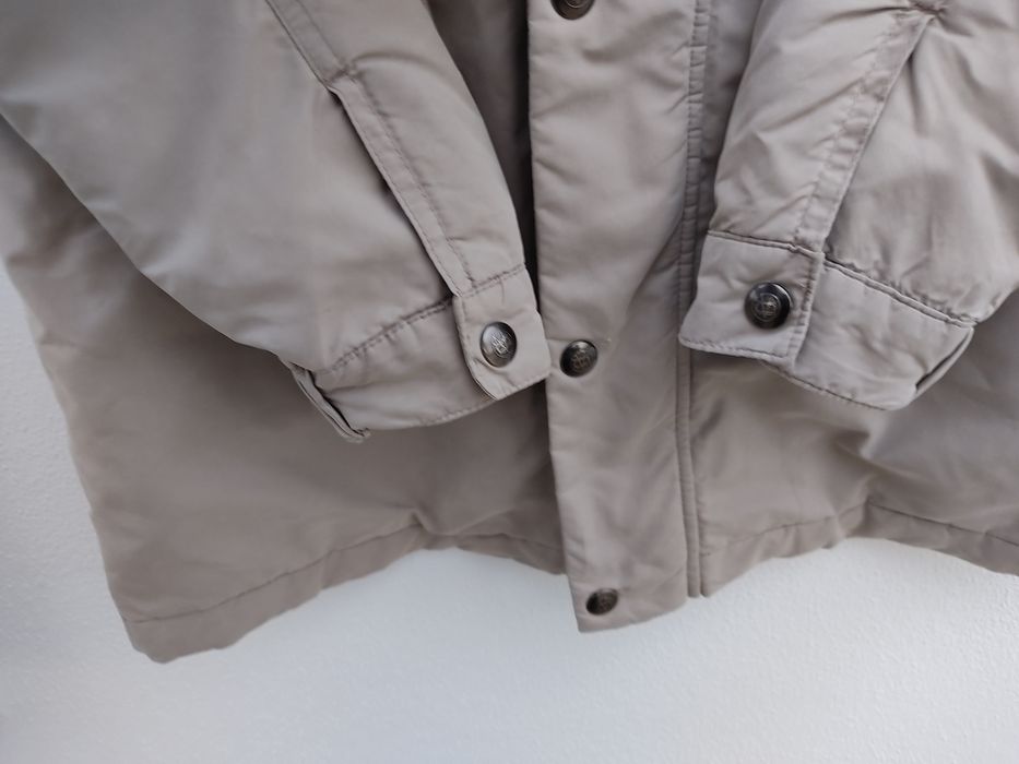 Impermeável /Casaco parka bege, Massimo Dutti- NOVO