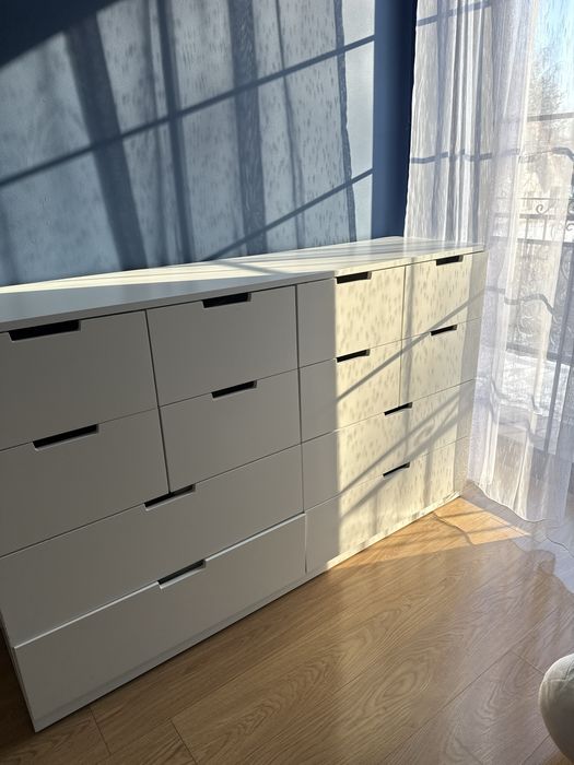 Komoda Ikea Malm 12 szuflad biała – duża, bardzo pojemna