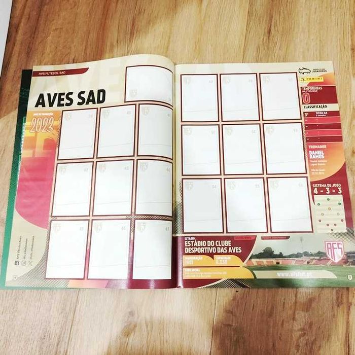 Caderneta Futebol 2024-25 Liga BetClic da Panini Nova sem cromos