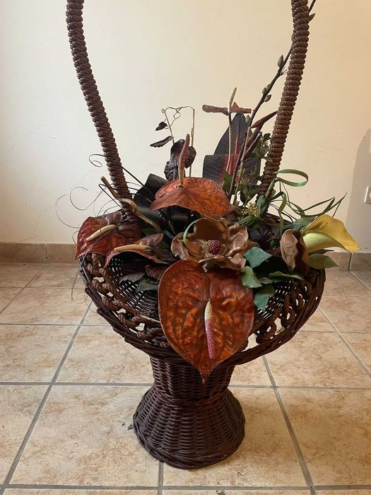 Vaso de flores artifical