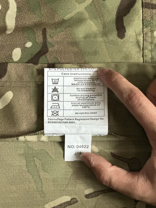 Camisola Militar MTP Original - British Army PCS - Tamanho M