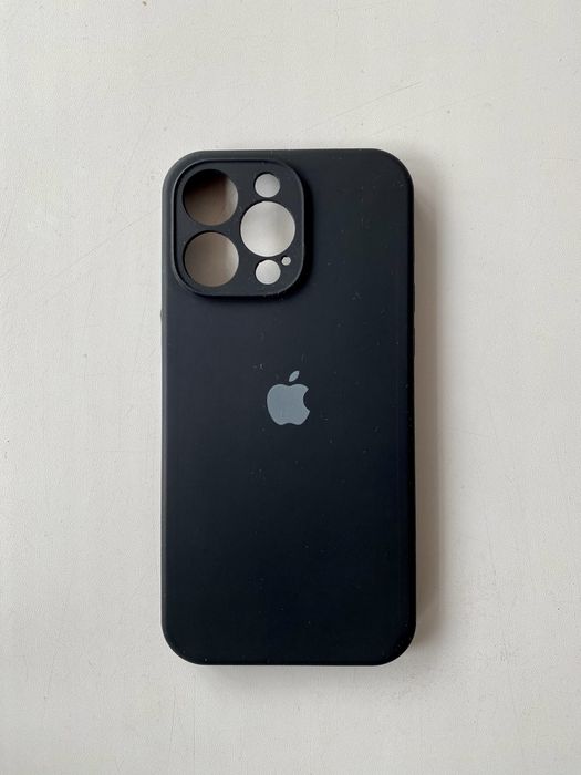 Чохол із мікрофіброю для iPhone 15 Pro Max чорний