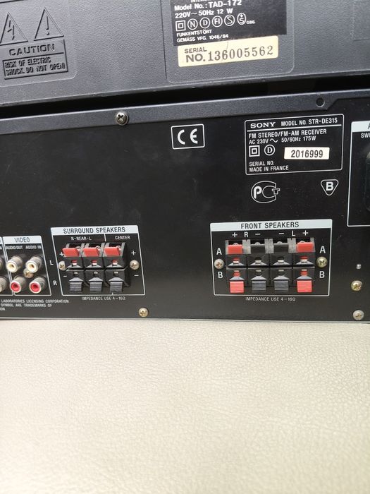 Amplificador Sony + CD player