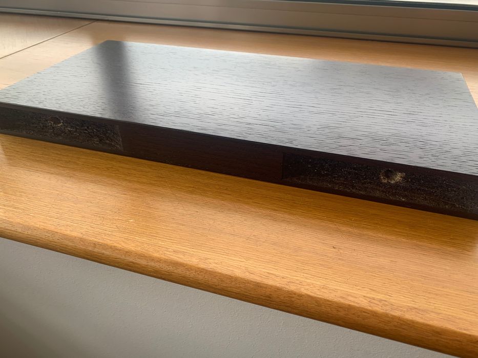 Duas Prateleiras Suspensas em madeira wengué