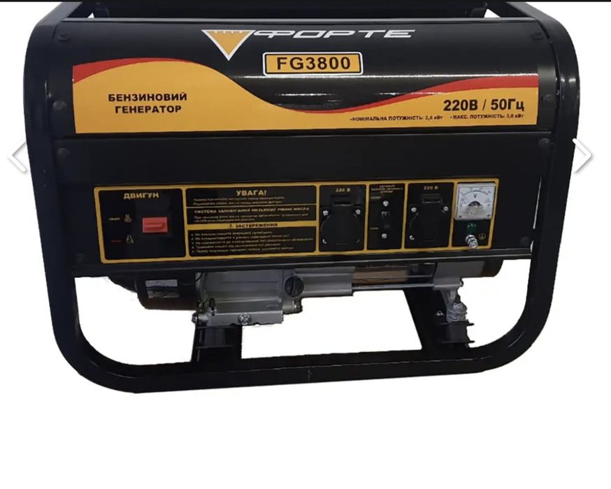 Генератор бензиновий 3 кВт Форте FG3800
