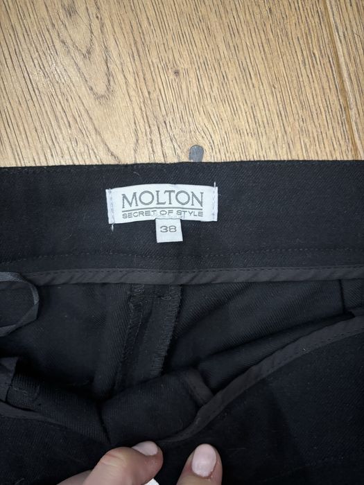 Eleganckie spodnie  Molton 38 czarne