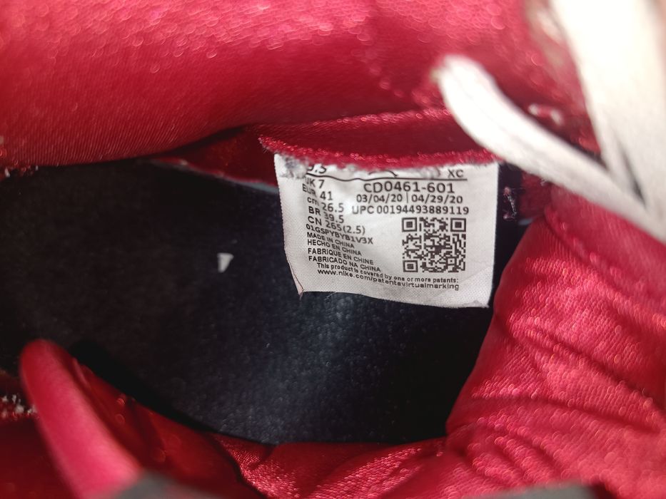 Nike Air Jordan 1 High Satin Snake Red