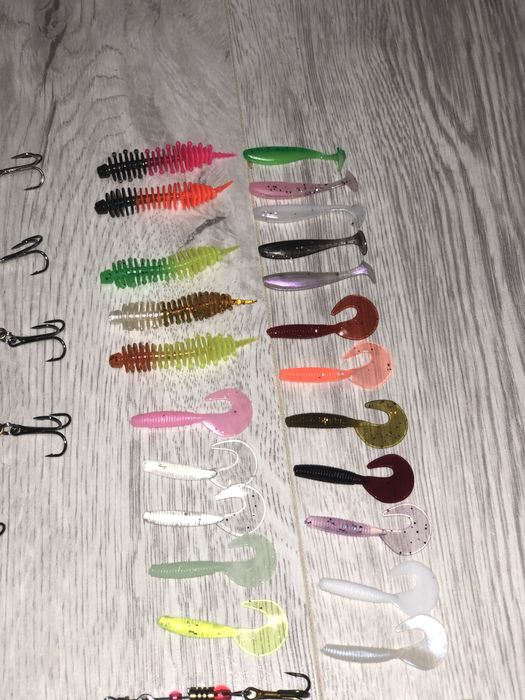 Воблер блесна вертушка силиконовая рыбка