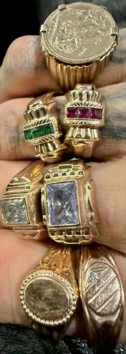 Anéis de Ouro 9K – Conjunto Exclusivo