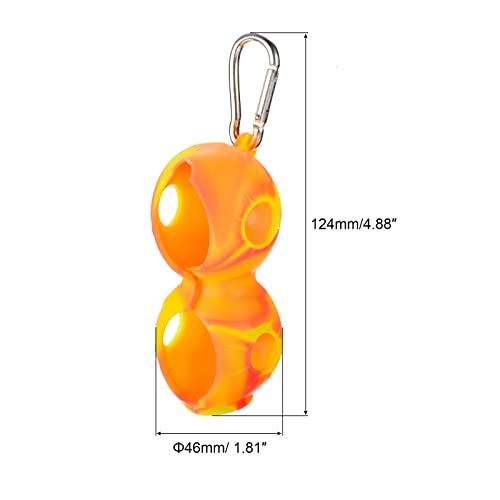 PATIKIL Chwytak do Piłek Golfowych, 2-Pack - Żółty Silikonowy