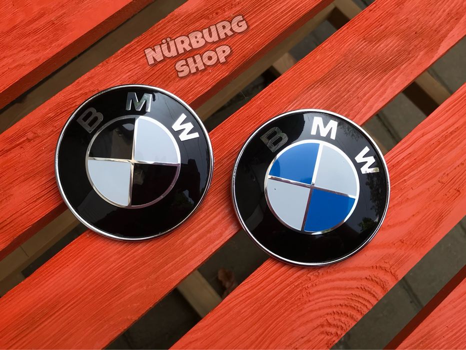 Эмблема на крышку багажника BMW 78 мм Е39 Е53 логотип шильдик значок
