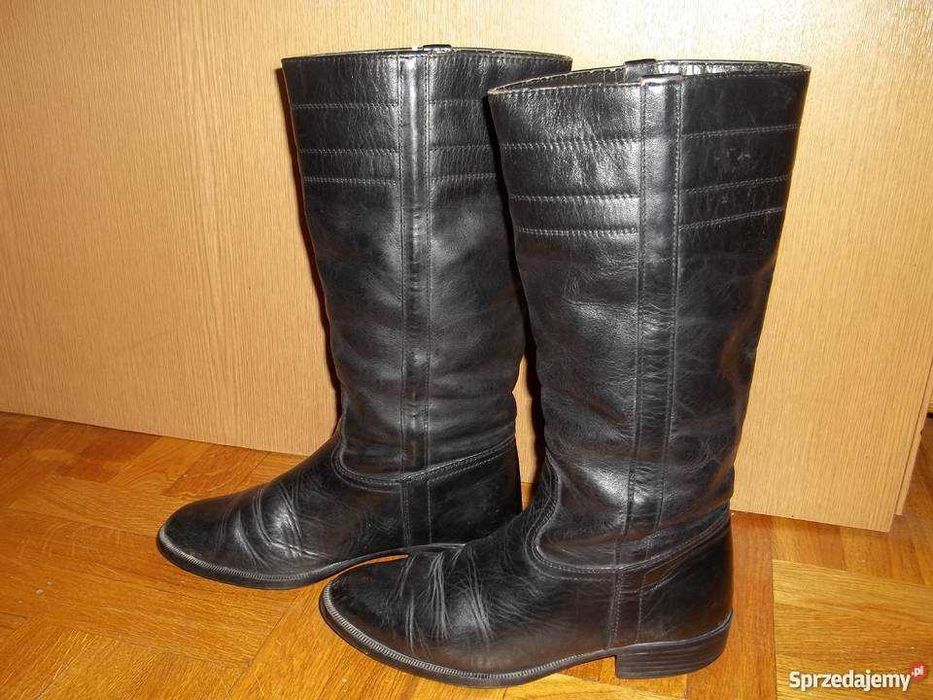 Buty, kozaki damskie.skórzane oficerki.