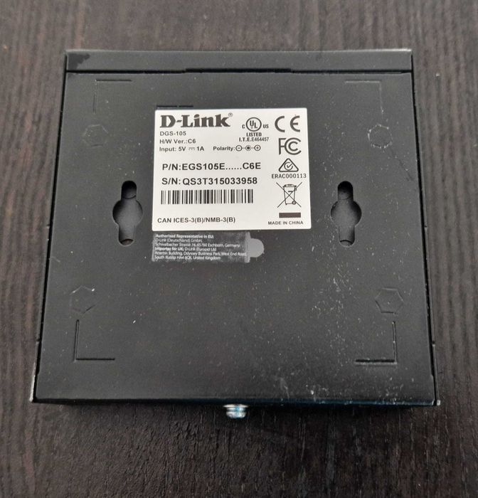 Switch D-Link DGS-105 Gigabit 5 Portas
