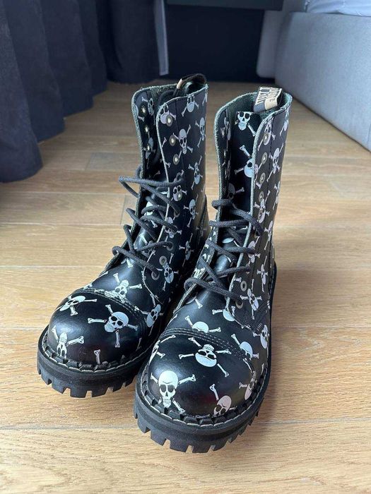 Шкіряні чоботи берці Steel