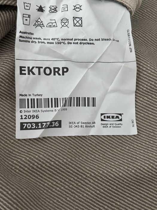 Pokrowiec poszycie sofa dwuosobowa Ektorp Ikea
