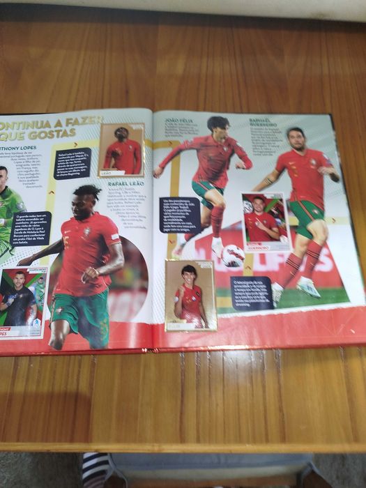 Caderneta de futebol - Fome de Vencer - 2022 - Caderneta completa.
