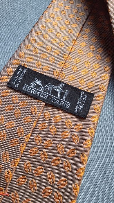 Krawat jedwabny HERMÈS + box