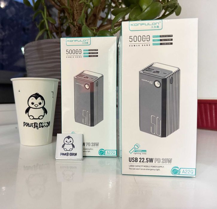 АКЦІЯ‼️Power Bank Konfulon А22 50000mAh