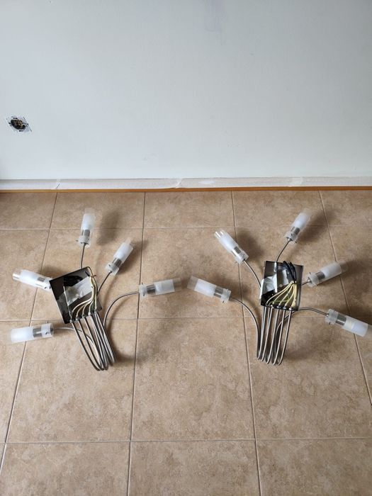 Conjunto de candeeiros