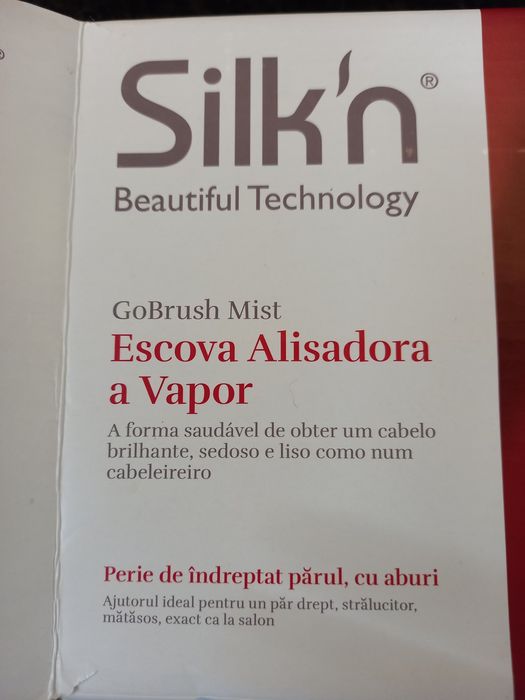 Escova alisadora a vapor