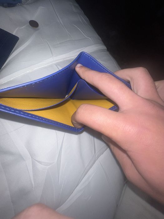 Carteira goyard azul