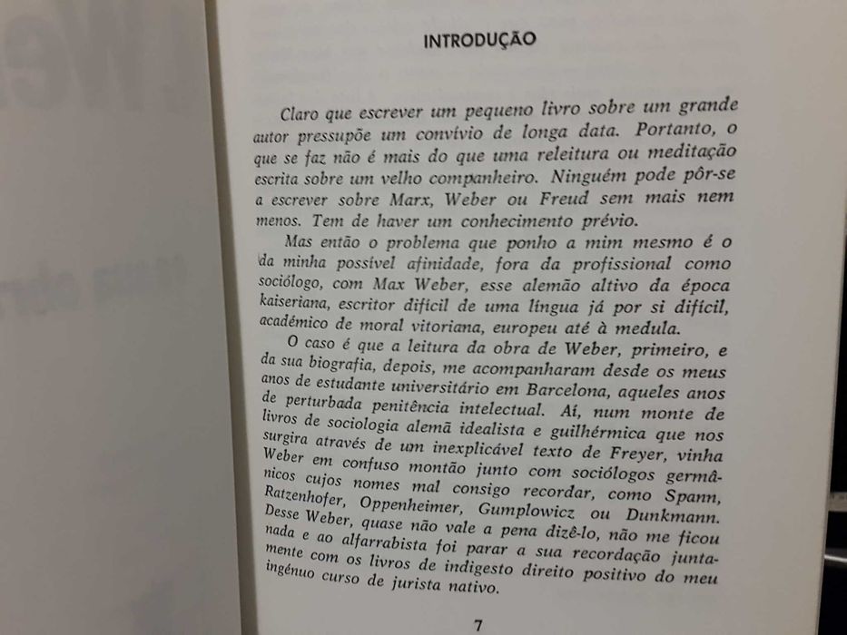 Conhecer Max Weber e a sua obra64729625146755121