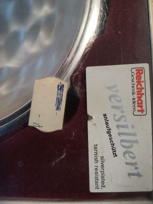 Pateral talerz posrebrzany made in west Germany nowy