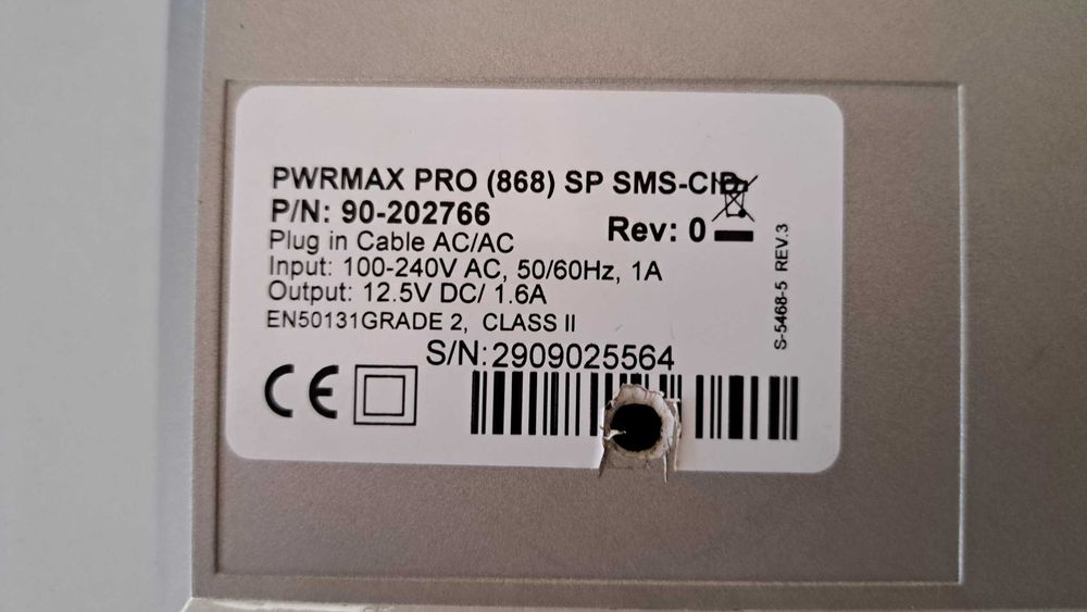 Central de Alarme PowermaxPro Visonic (868Mhz)