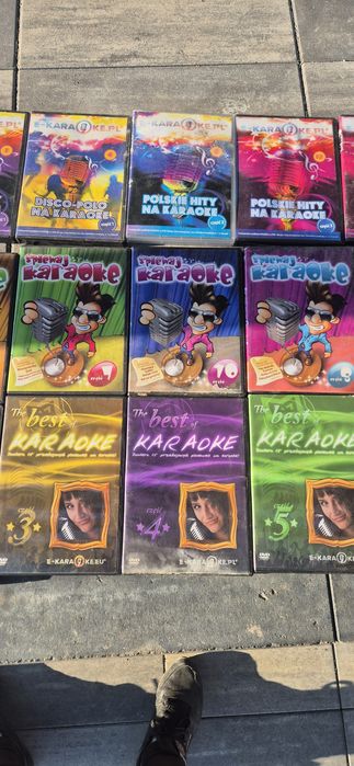 Zestaw 45 płyt cd karaoke retro śpiewanie