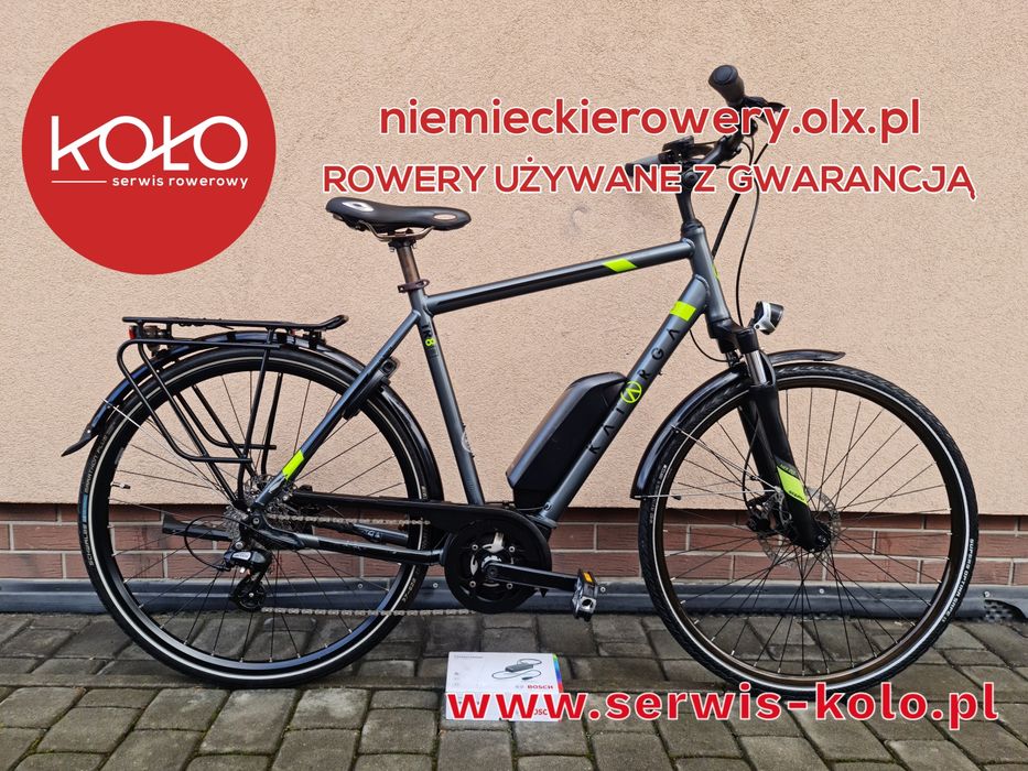 Rower elektryczny męski KATARGA koła 28 SHIMANO ALTUS aluminium WYSYŁK