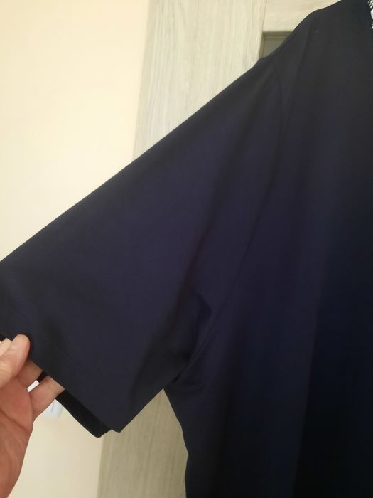 Ulla Popken Selection śliczna tunika,bawełna Prima, granat 58-60 Nowa