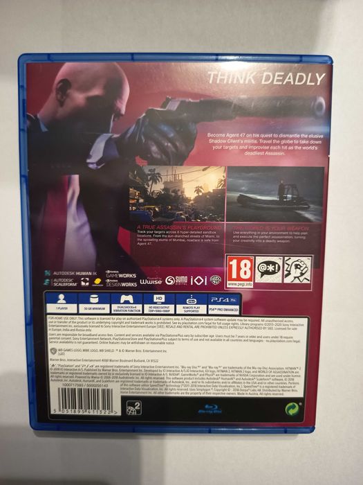 Hitman 2 PS4 PlayStation 4 angielska